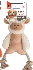 Peluche Oveja con Patas de Cuerda