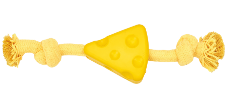 Juguete Mordedor de Cuerda Queso