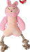 Peluche Conejo con Patas de Cuerda