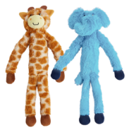 Juguete para perros elefante y jirafa 2 uds.