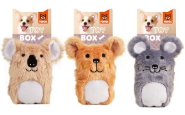 Juguetes de peluche para cachorros beige
